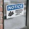 Signmission Emergency Evacuation Staging Sign With Symbol, 5 in W x Rectangle, Vinyl Decal OS-2PACK-NS-D-35-L-11799 - alternate 5